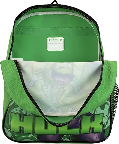 Miniatura 4 de Marvel Mochila y lonchera para niños Hulk Green
