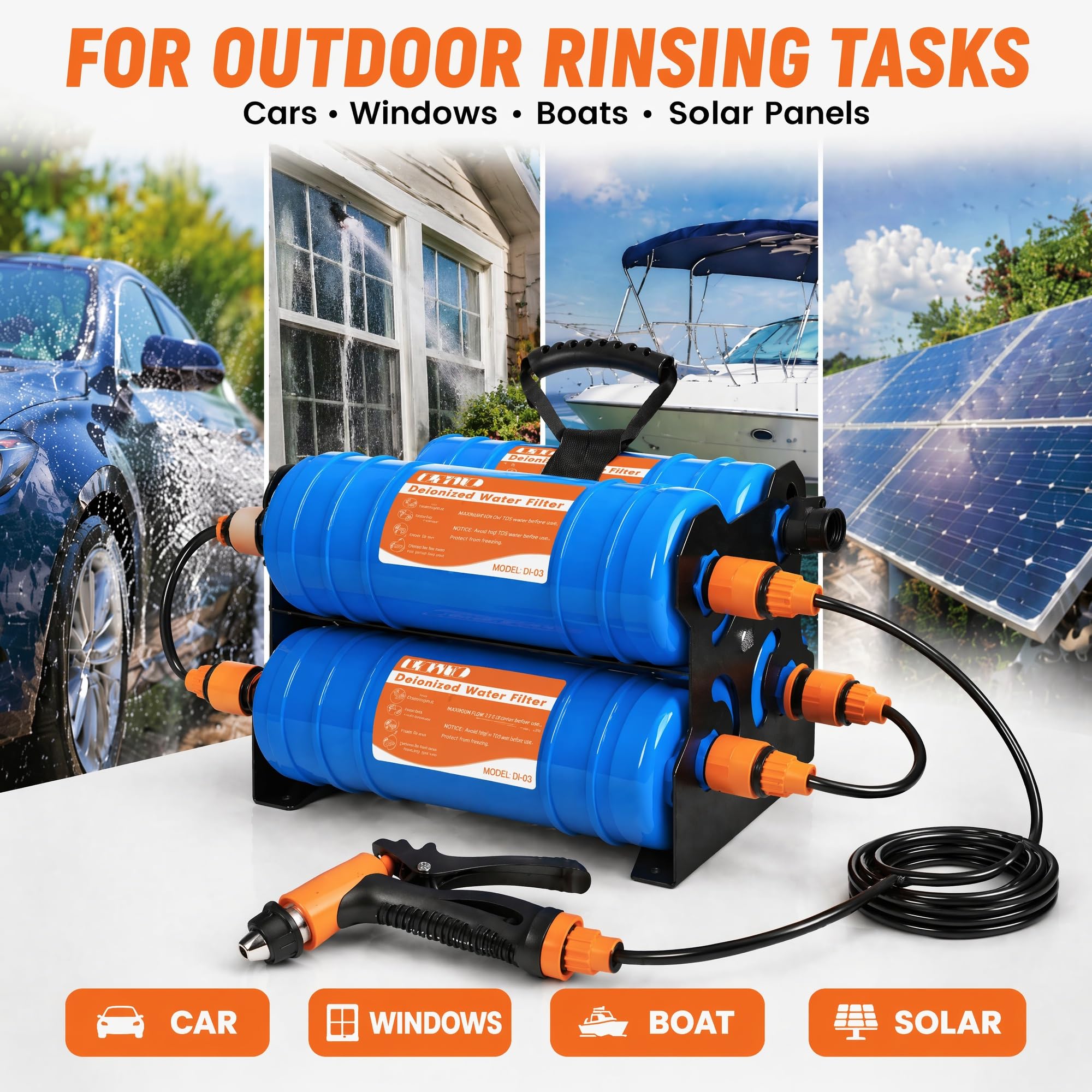 Amazon.com: FS-TFC Spotless Deionized Water Car Wash System with
