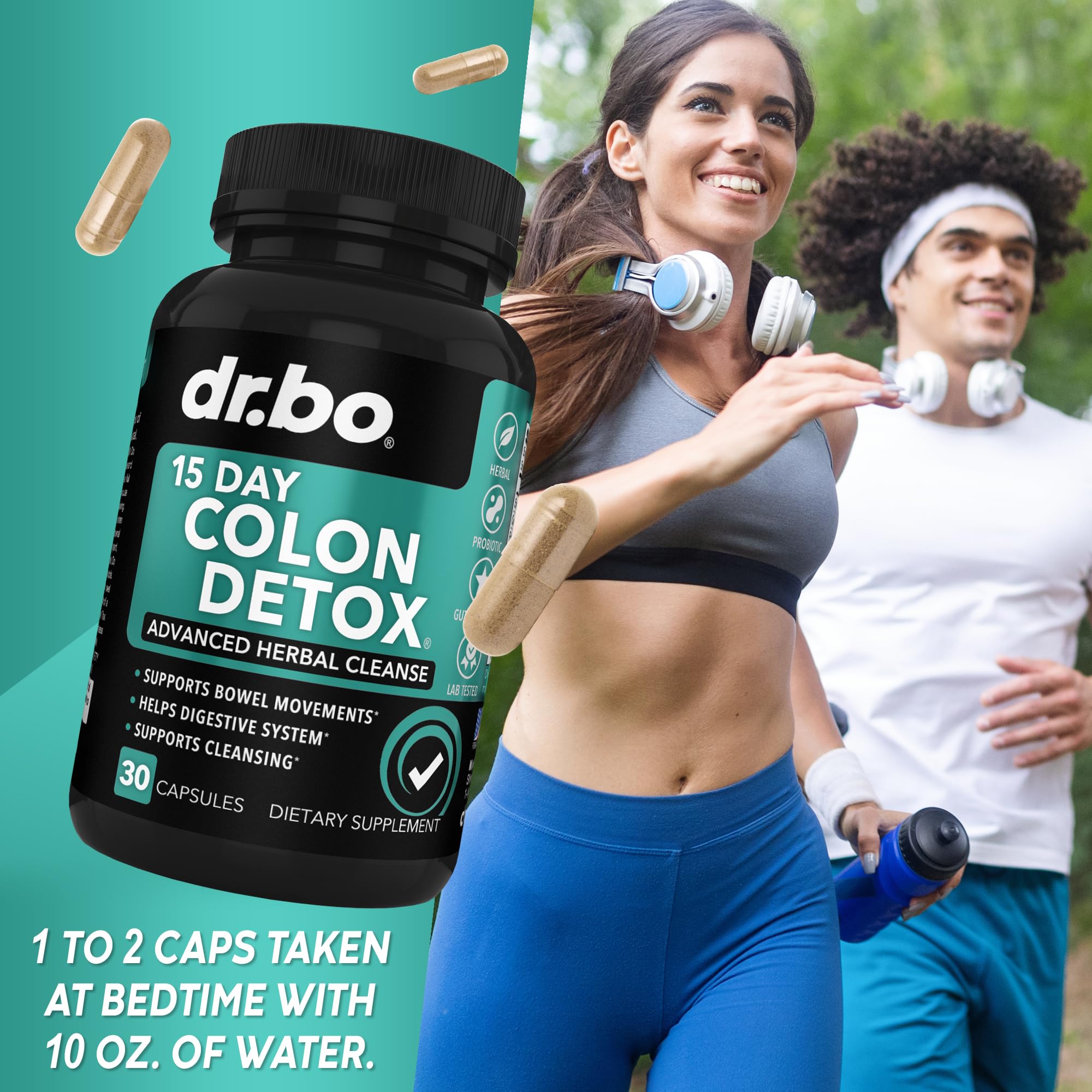 Colon Cleanser Detox for Weight Flush - 15 Day Intestinal Cleanse Pills & Probiotic - Fast Natural Laxative for Constipation Relief - Bowel Movement Supplements for Stomach Bloating, Gut Loss Support — Amazon image 7