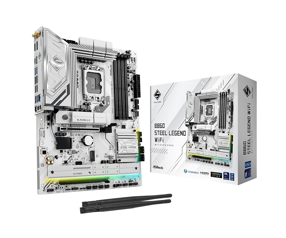 Amazon.co.jp: ASRock マザーボード B860 Steel Legend WiFi