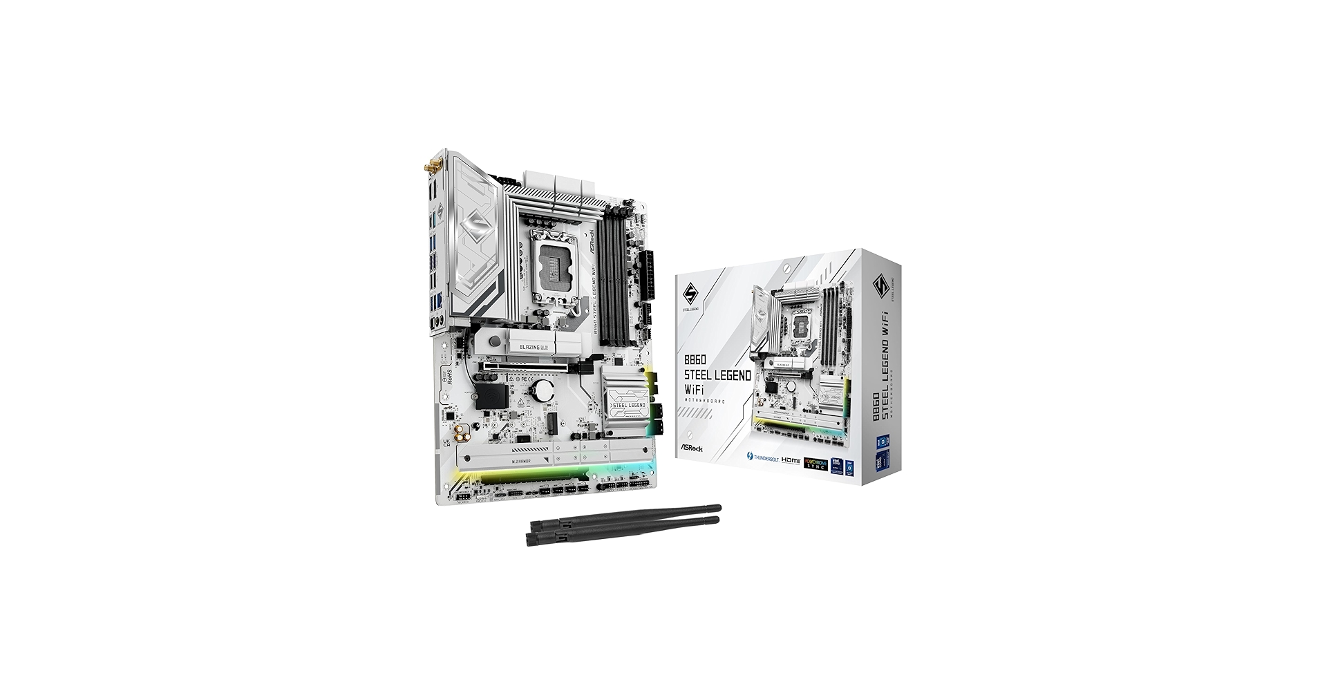 未開封新品 ASRock B860 STEEL LEGEND WiFi Amazon.com: ASRock B860 Steel Legend WiFi 6E LGA1851 Intel