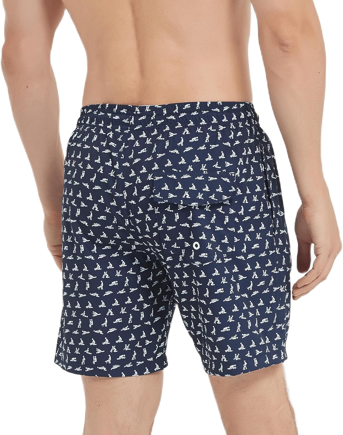 Mens Swim Trunks 7 Inch Inseam Board Shorts with Compression Liner Swimsuit Bathing Suit Quick Dry - Image 5