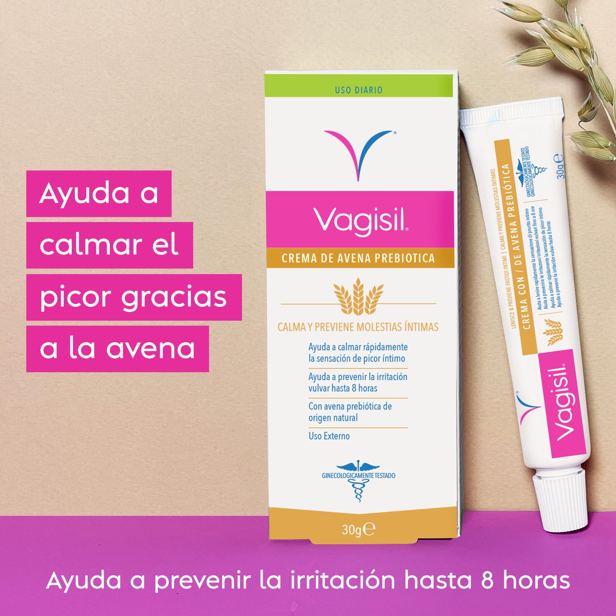 Vagisil Cosmetic krem do bielizny, 2 w 1, do codziennego użytku - 30 g
