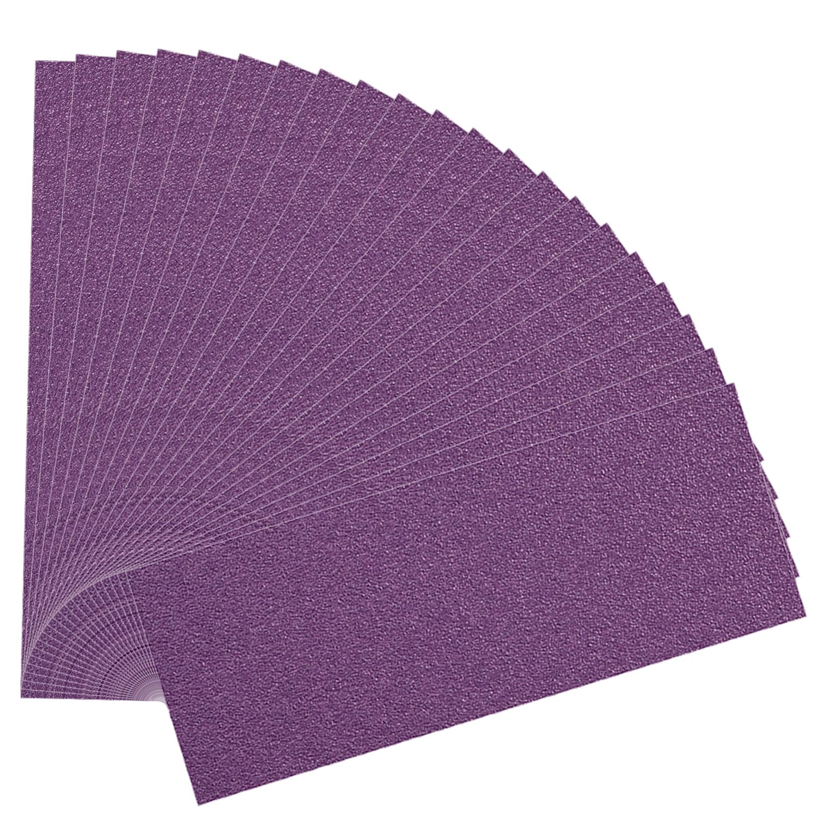STEBRUAM 21 Sheets Sandpaper,80 Grits Wet and Dry Polishing for Metals Walls Wood Furniture,9x3.6 Inch Sand Paper (Purple)