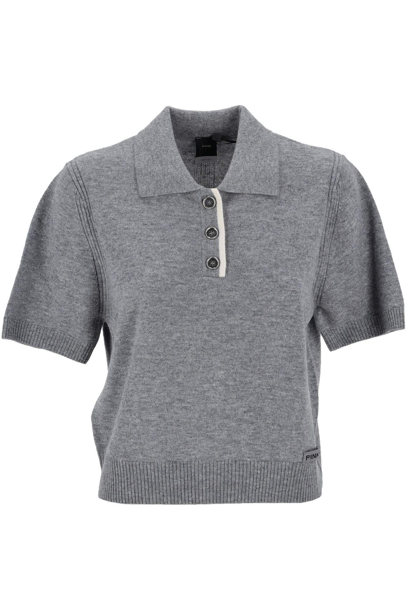 Sweter w stylu polo