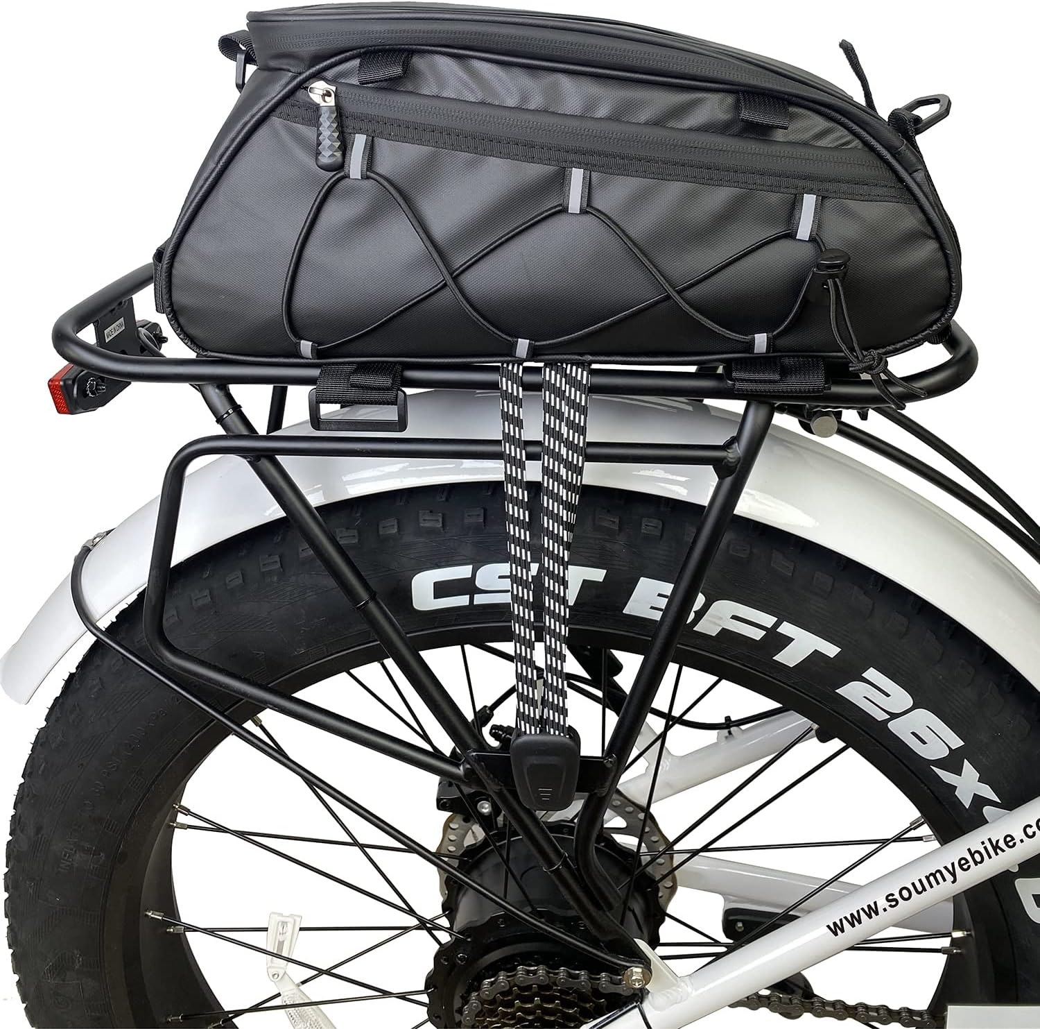 Soumye Rear Bike Rack Bag/Bike Panniers Waterproof Bicycle