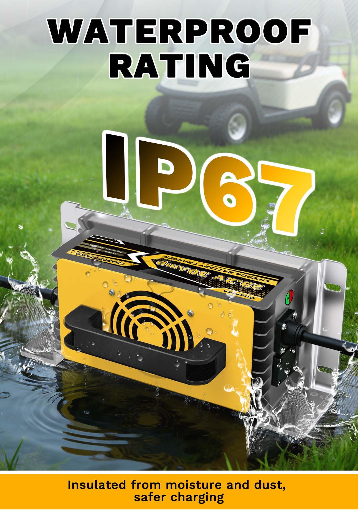 29,2 V 30 A litowa ładowarka do akumulatorów LiFePO4 24 V (25,6 V) LiFePO4, 24 V AC-DC, litowa ładowarka z wtyczką Anderson do samochodów kempingowych, instalacji wyspowych, gospodarstw domowych