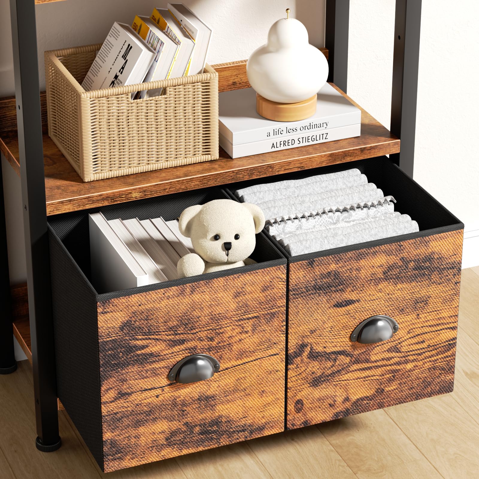 LNGFSH Scaffale ad Angolo a 5 Piani, Mensola Angolare Scaffale Bagno, Mobile Portaoggetti Autoportante, Scaffalatura Multiuso Mobile Angolare Ripiani per Cucina,Camera da Letto Libreria (Oro