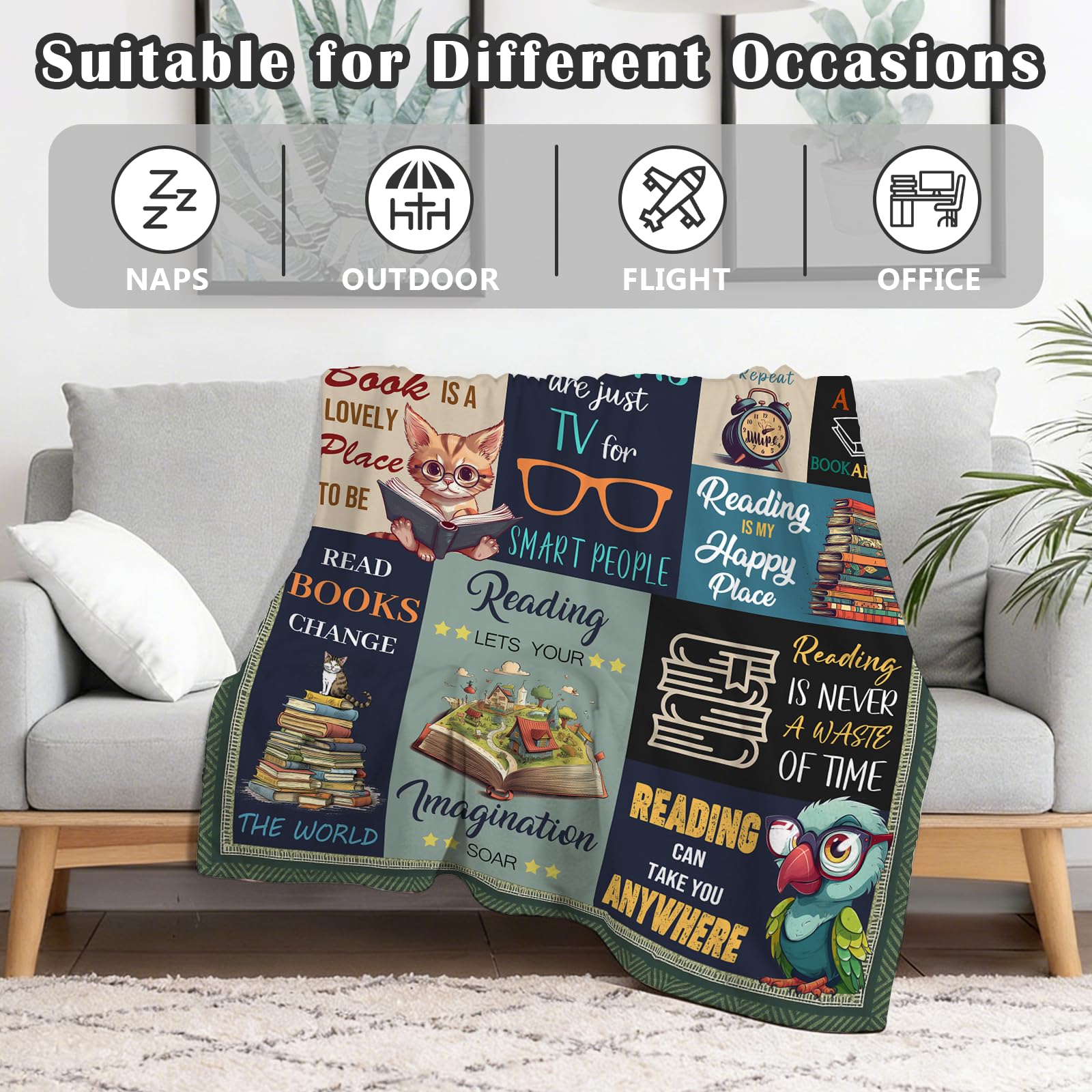 Copertura per amanti dei libri - Regalo per club di lettura