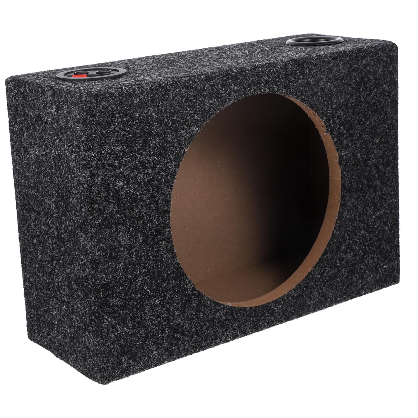 Anneome Cassa Altoparlante Per Auto 8 Pollici, Box Subwoofer in Legno Abs Cabinet Per Altoparlanti Audio, Contenitore Audio Fai Da Te Resistente, Design Compatto Per Veicoli e Camion