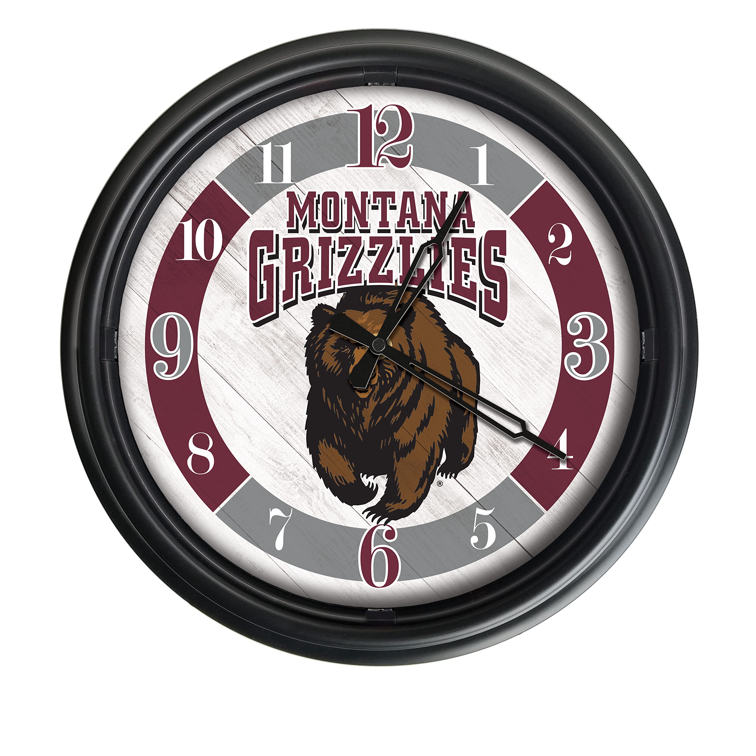 Holland Bar Stool Co. University of Montana Indoor/Outdoor LED Wall Clock