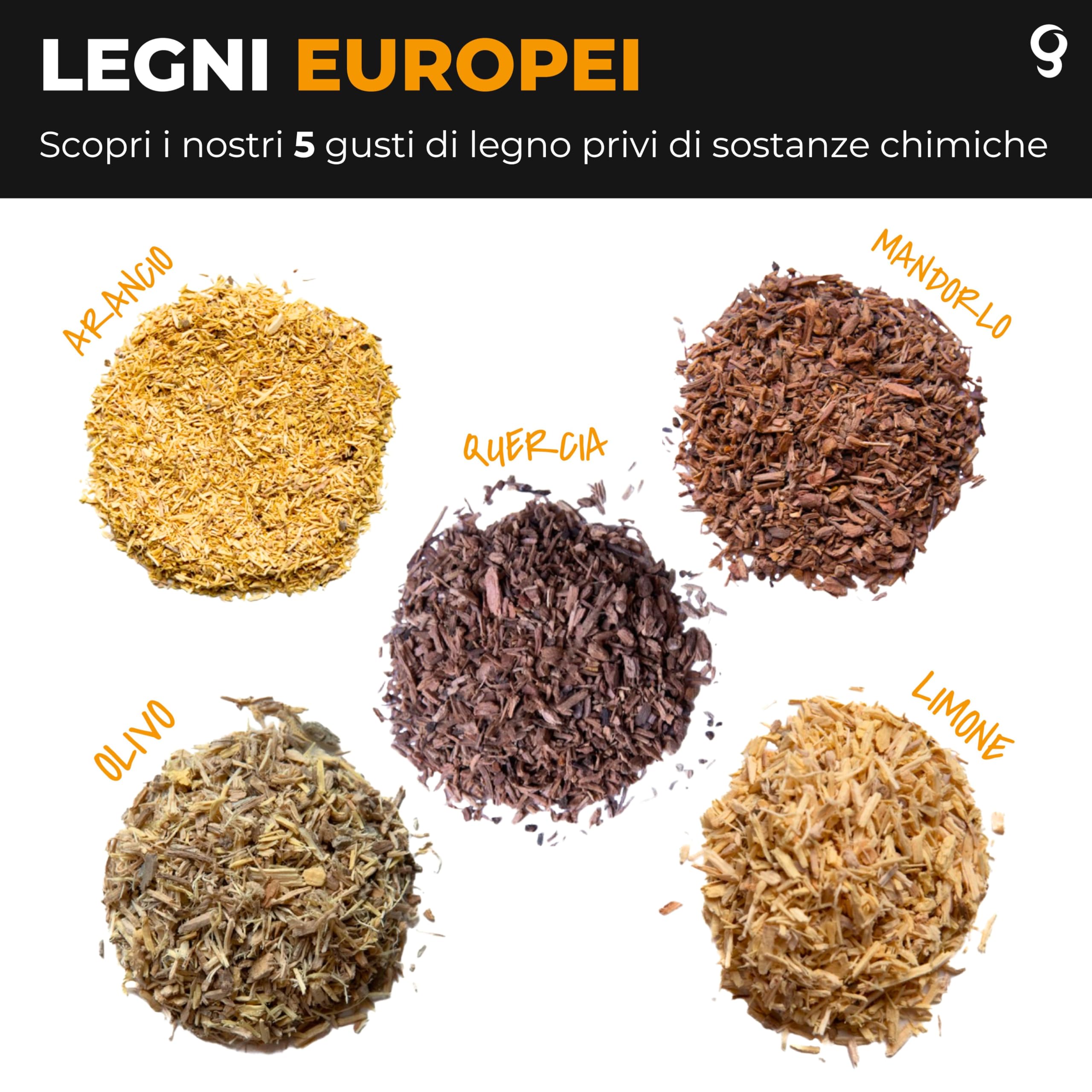 Fumus Affumicatore da Cucina 5 Gusti Trucioli Affumicatura 2 Velocità Smoker Whisky Disco Cocktail Ricettario