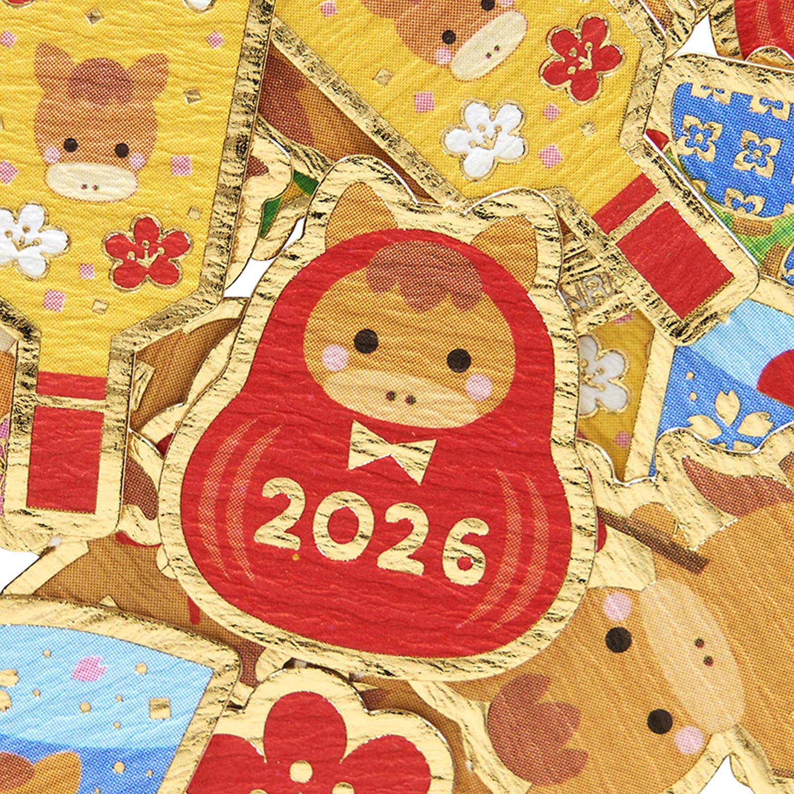みぃあ Amazon | サンリオ(SANRIO) 年賀 2026年 フレークシール正月のウマ JNP