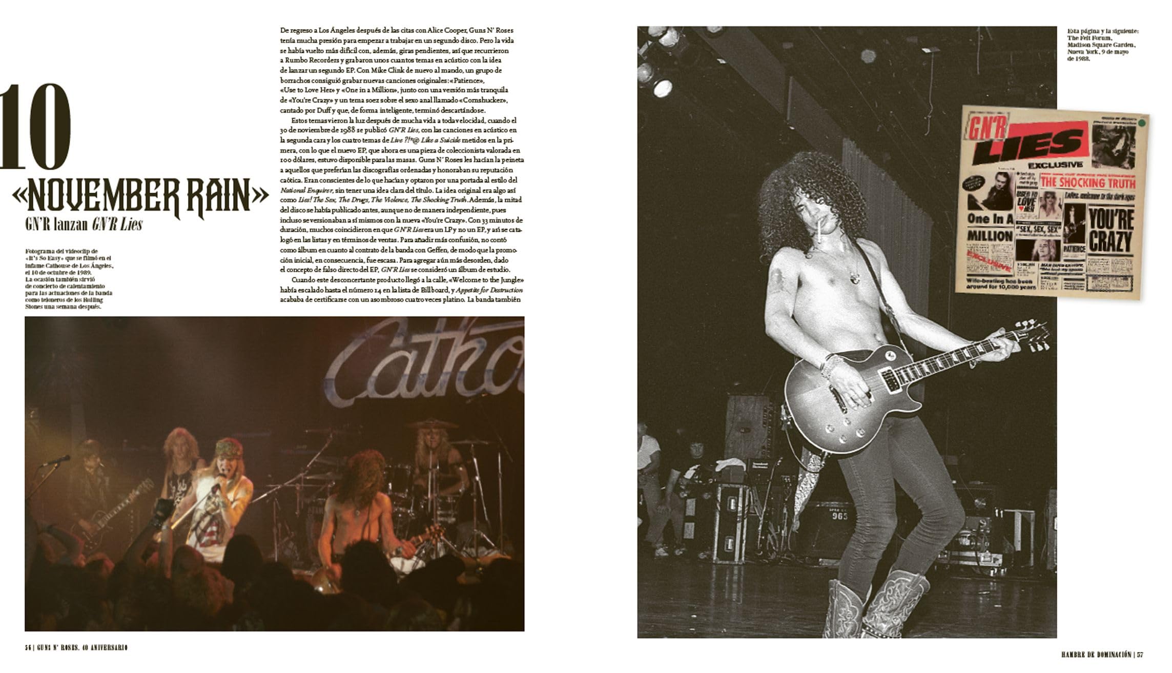Guns N' Roses. 40 aniversario (Música y cine)
