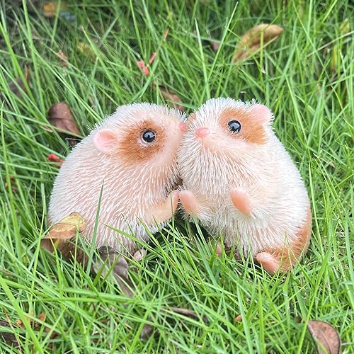 Miniatura 6 de Muñecas de bebé Reborn de 5 pulgadas de cuerpo completo de silicona Mini hámster Reborn Baby Hamster Lindo Mini realista de silicona Hamster