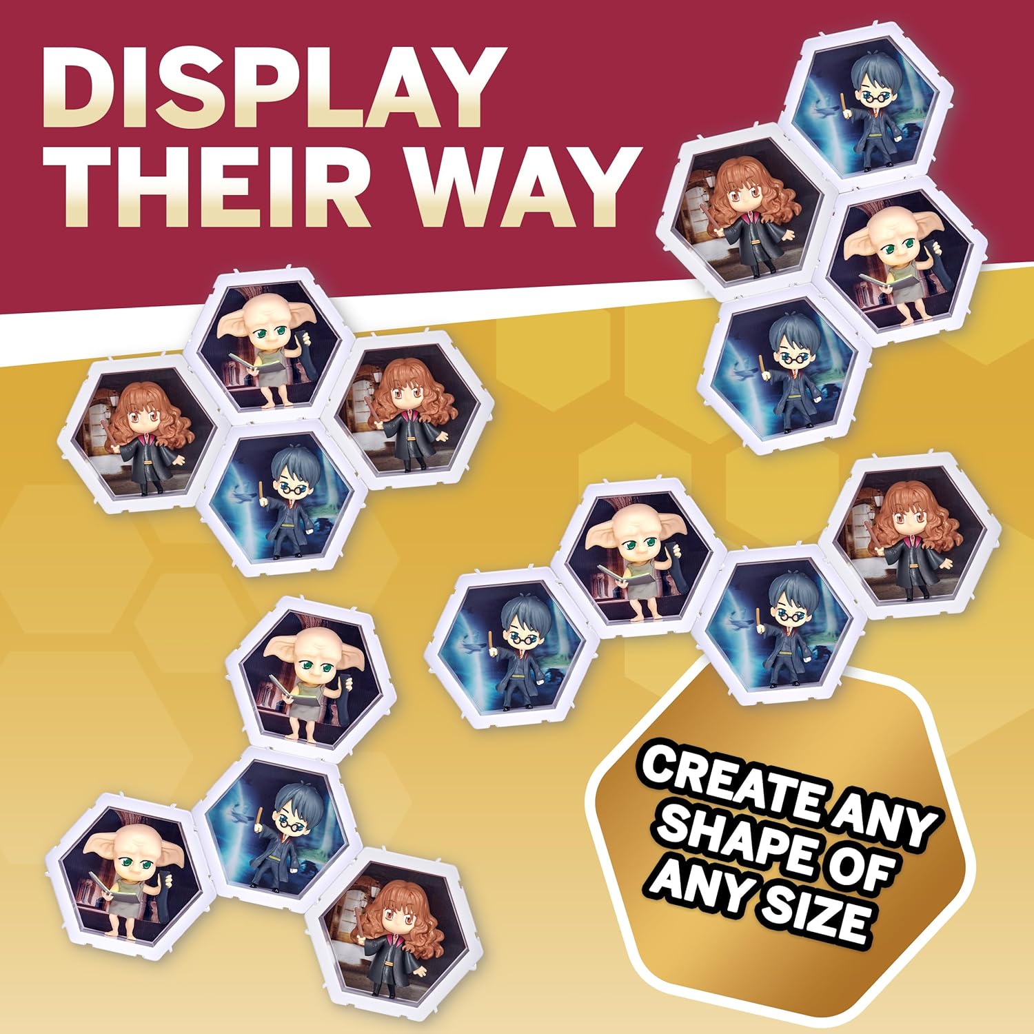 WOW! PODS 4D Harry Potter | Unique Connectable Collectable Bobble-Head Figure That Bursts from Their World into Yours | Wall or Shelf Display | Harry Potter Toys and Gifts | Series 1 no. 416