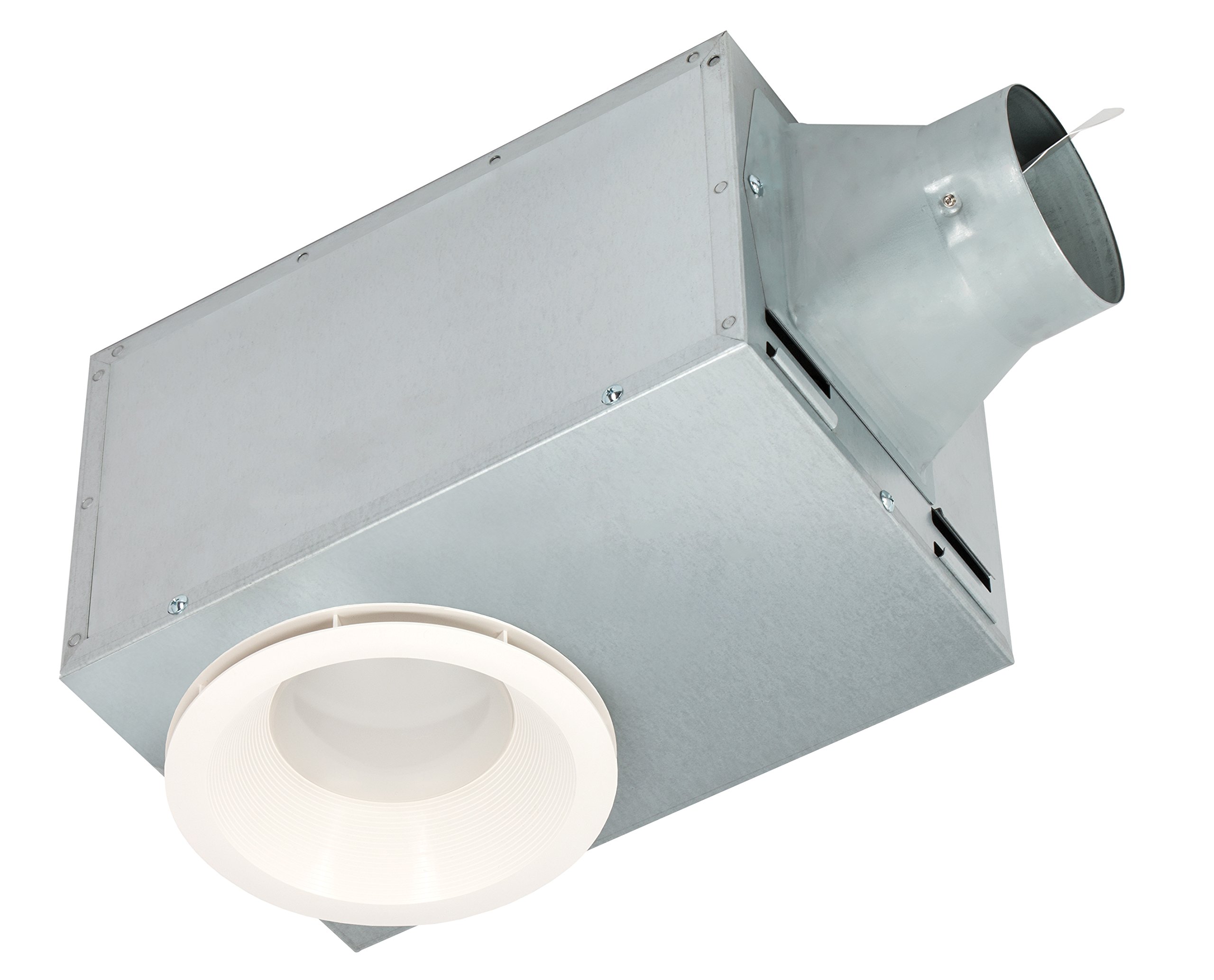 Delta BreezRecessed REC80LED 80 CFM Exhaust Bath Fan with LED Light
