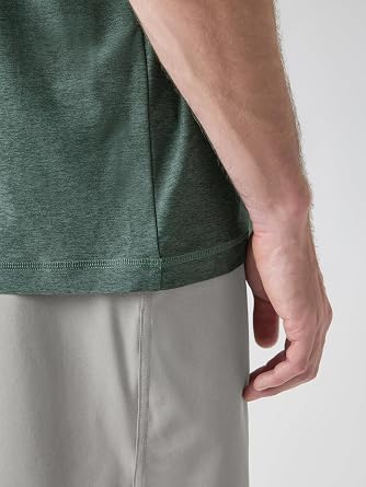 ODODOS Men's Performance T-Shirt - odSTRATUM Tech Tee, Ultra Soft Moisture Wicking UPF 50+ Fitness Shirts - The Ascent Series