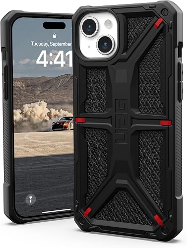 URBAN ARMOR GEAR UAG - Funda Compatible con iPhone 15 Plus de 6.7 Pulgadas, Kevl