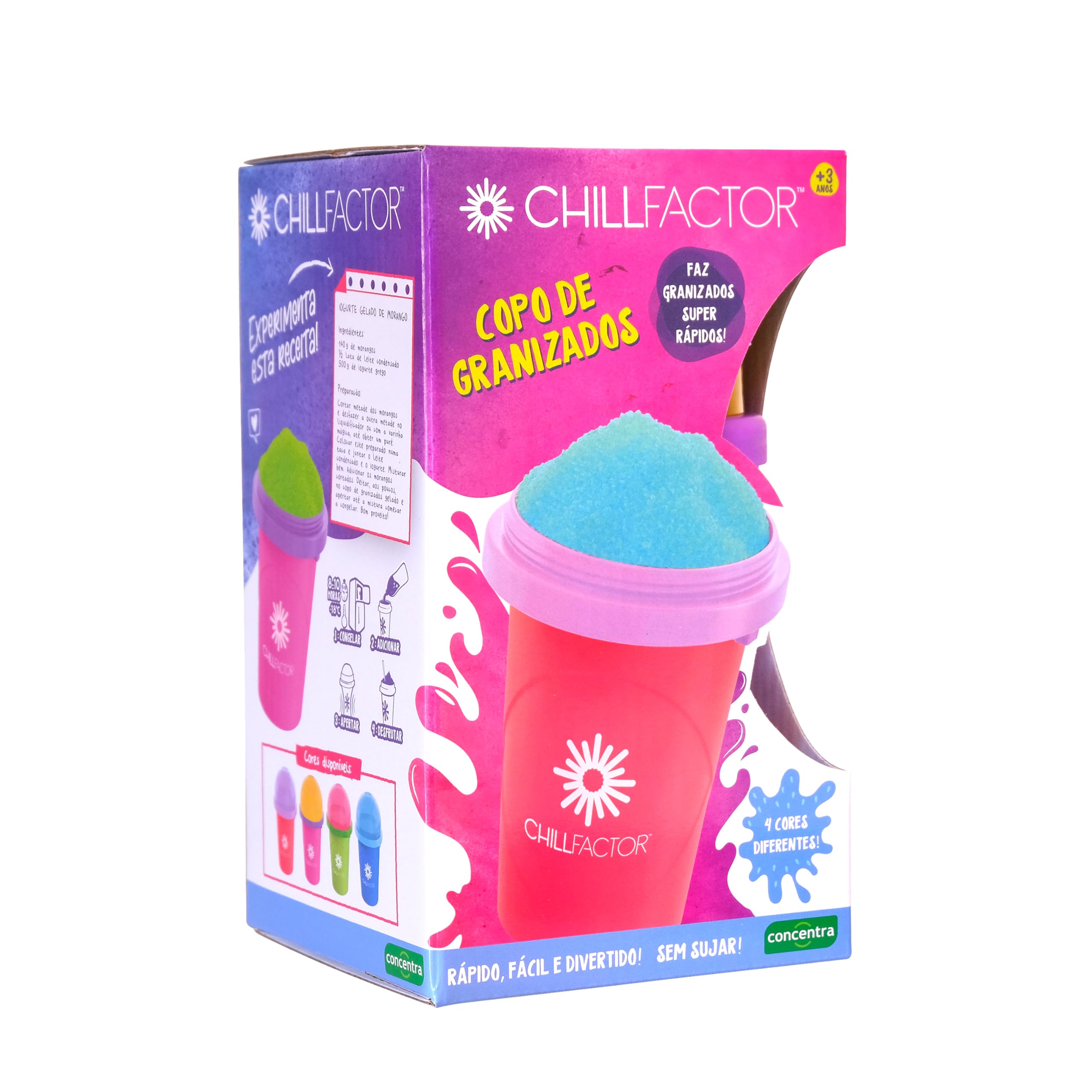 Chill Factor Vaso Slush-Maschine mit wiederverwendbarem Becher