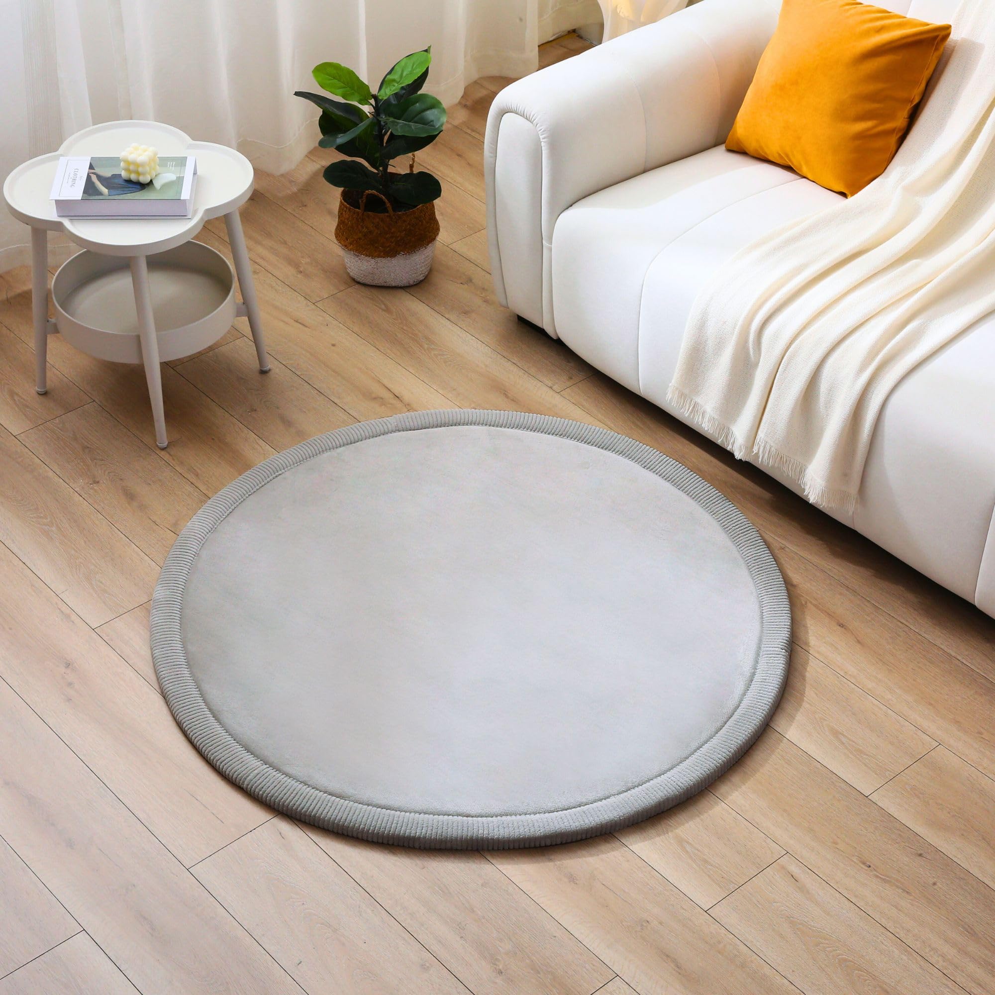 Colchoneta Manta Juegos Bebe 280x200x2,5cm, Beige – Tapete Infantil con Memory Foam Manta de Juegos Bebe Antideslizante, Tatami Bebe, Suelos Infantiles — view 14