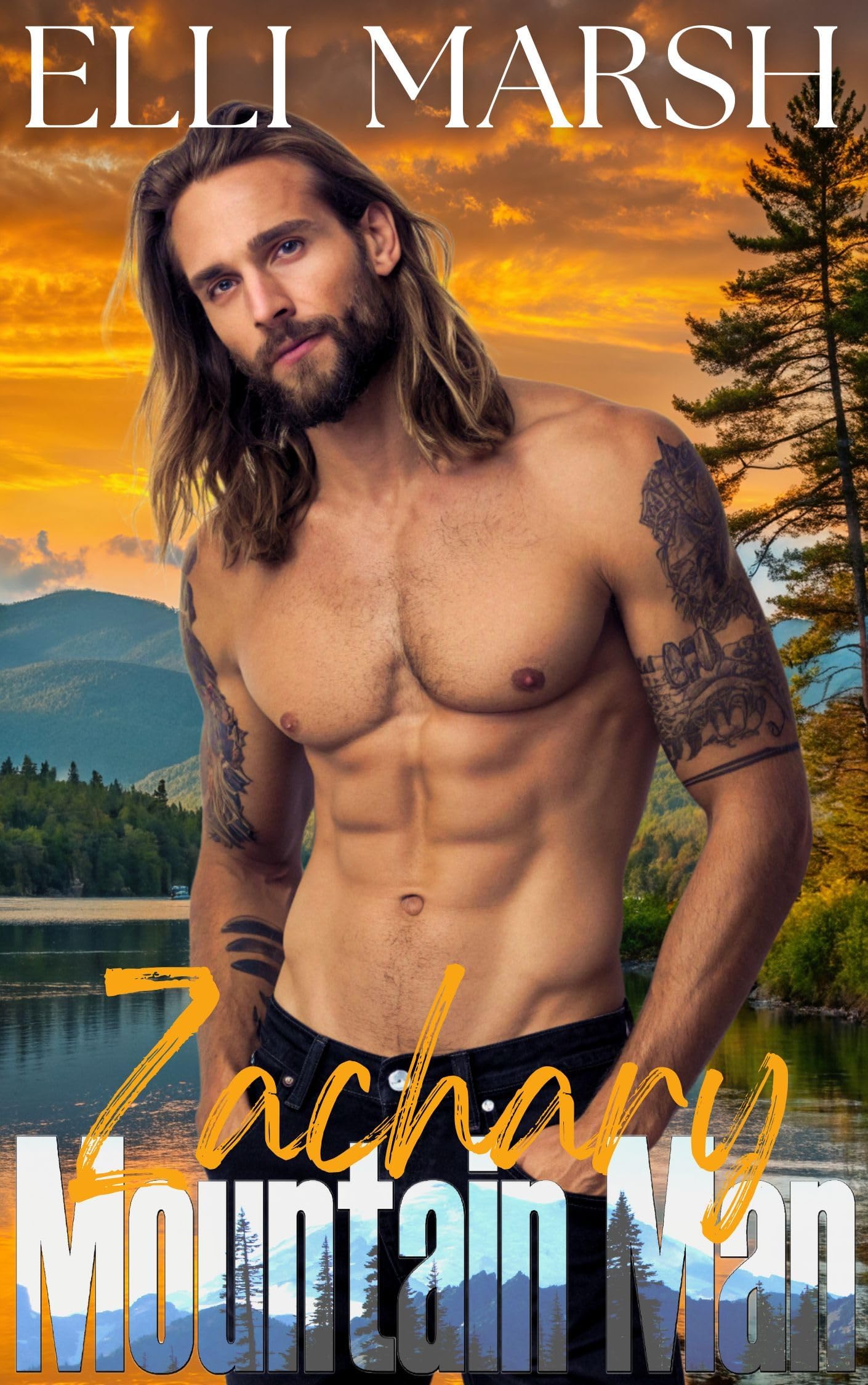 Mountain Man Zachary: a steamy, small town, reverse grumpy x sunshine one hour romance short read (Cedar Spring Lake Mountain Man Book 8)