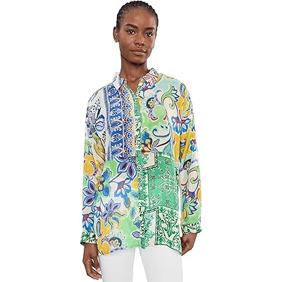 Johnny Was The Audrey Tunic - Armeria Patchwork armeria mix