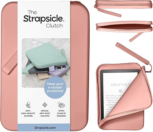 Miniatura 9 de Strapsicle Funda de silicona para Kindle y lectores electrónicos – Bolso multiusos para teléfono, billetera y llaves – Se ajusta a Paperwhite 2024