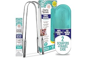 GuruNanda Tongue Cleaner| Aid Fresh Breath and Oral Care