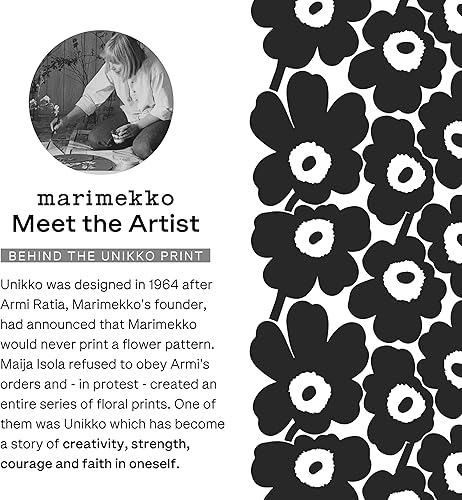 Miniatura 4 de MARIMEKKO - Toalla de baño de rizo de algodón Unikko (amapola roja)