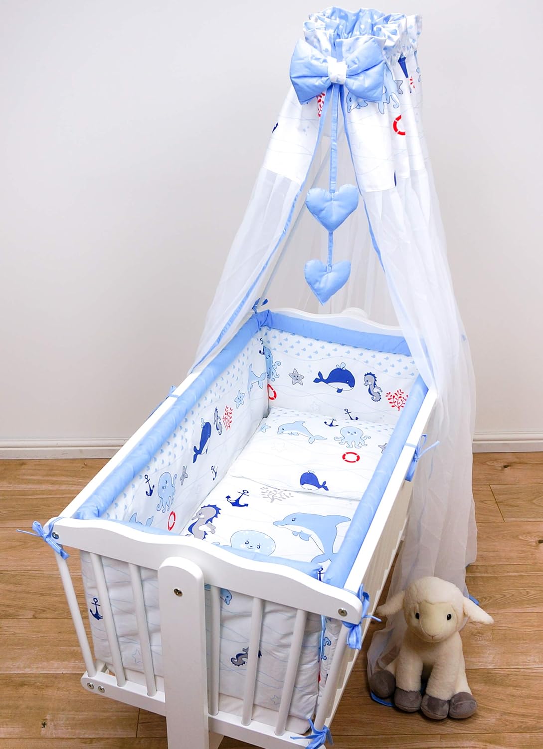 swinging crib canopy