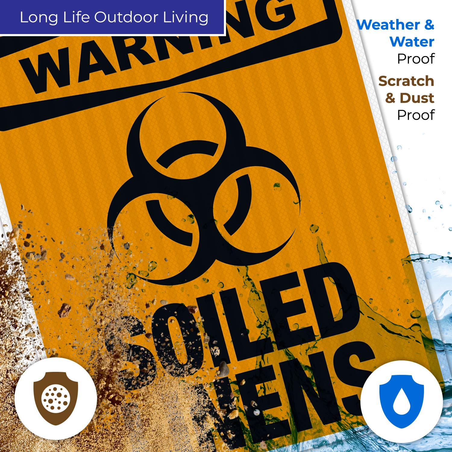 Funny OSHA Sign – 24x30 Inch Rust-Proof Aluminum, Reflective & Fade-Resistant For Indoor/Outdoor Use - View #11