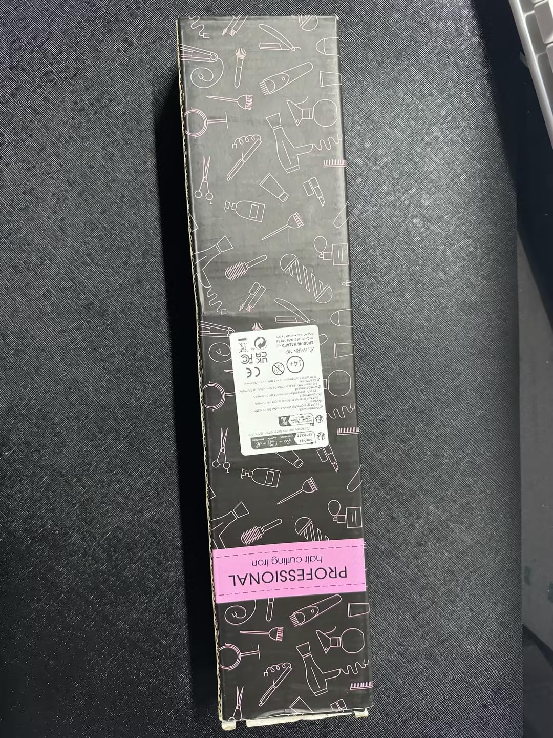 HyAdierTech Arricciacapelli, Ferro Capelli con Rivestimento in Ceramica, 9 mm Curve Thin Wand con Scelta di Temperature 80 ℃ - 230 ℃, Ferro Arricciacapelli a Riscaldamento Rapido, per Ricci Stretti