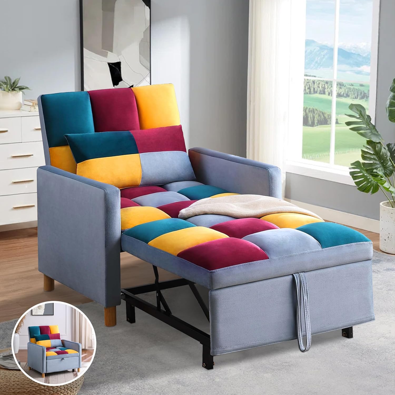 78 VENTOTA 1人掛け ソファベッド Erika （エリカ） ソファベッド 幅