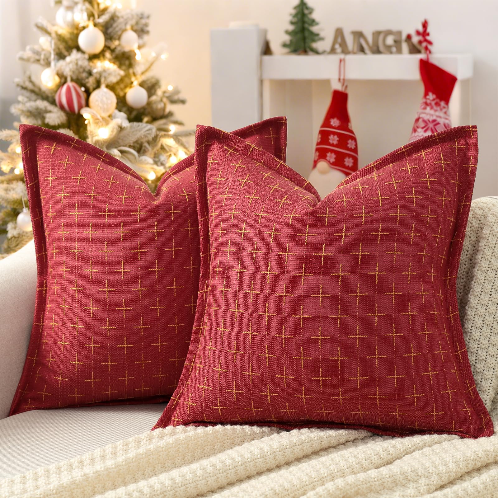 ZWJD Christmas Pillow Cover
