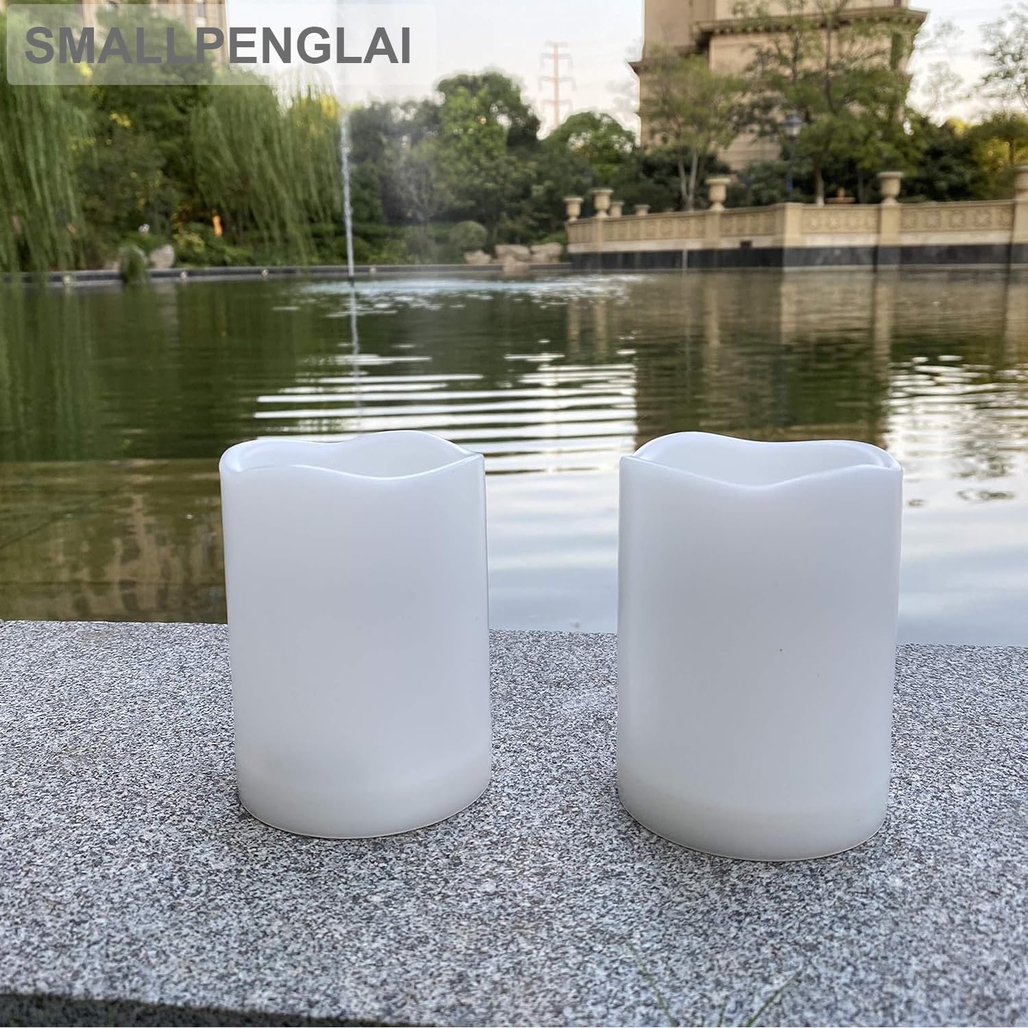 Led Exterieur Etanche Pile Bougies LED Solaires étanches - Lot De 4 Avec Effet Vacillant Et Minuterie Bougies Solaires étanches Extérieur Zevanor