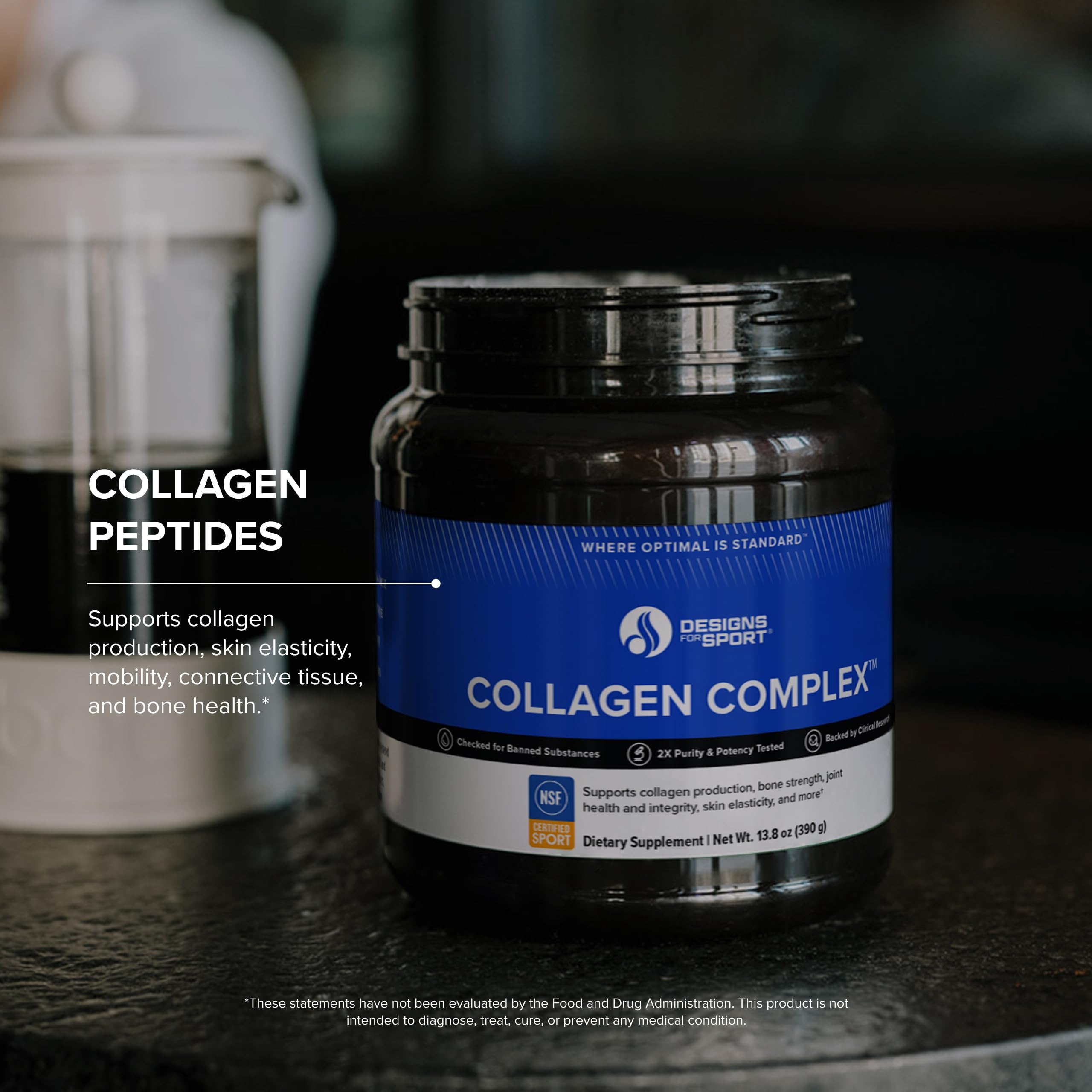 Designs for Sport Collagen Complex, Collagen Peptides Powder, 30 Servings — Amazon image 5