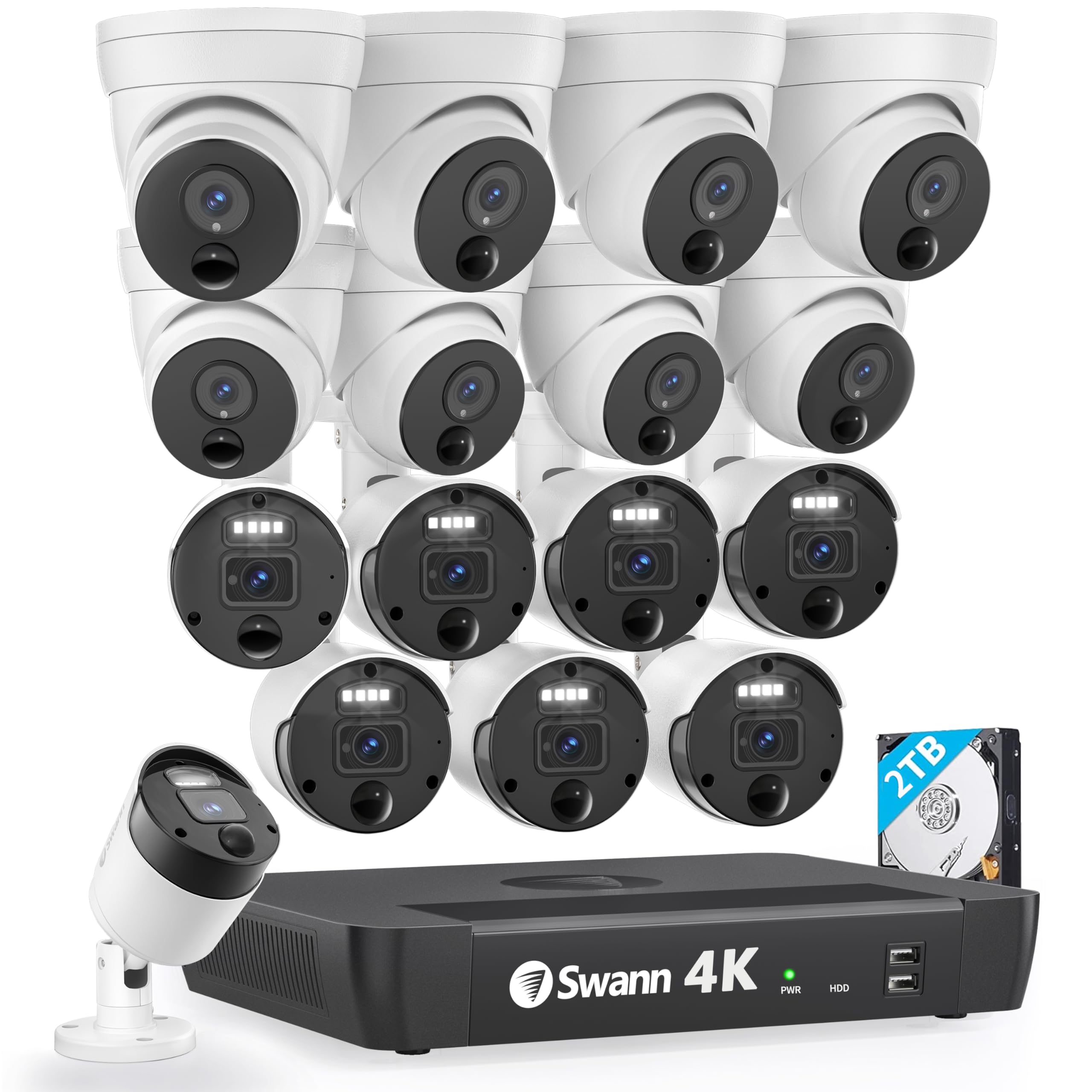 【格安】Swann Smart Security System 4K 防犯カメラ コストコ Swann Smart Security System 防犯カメラ