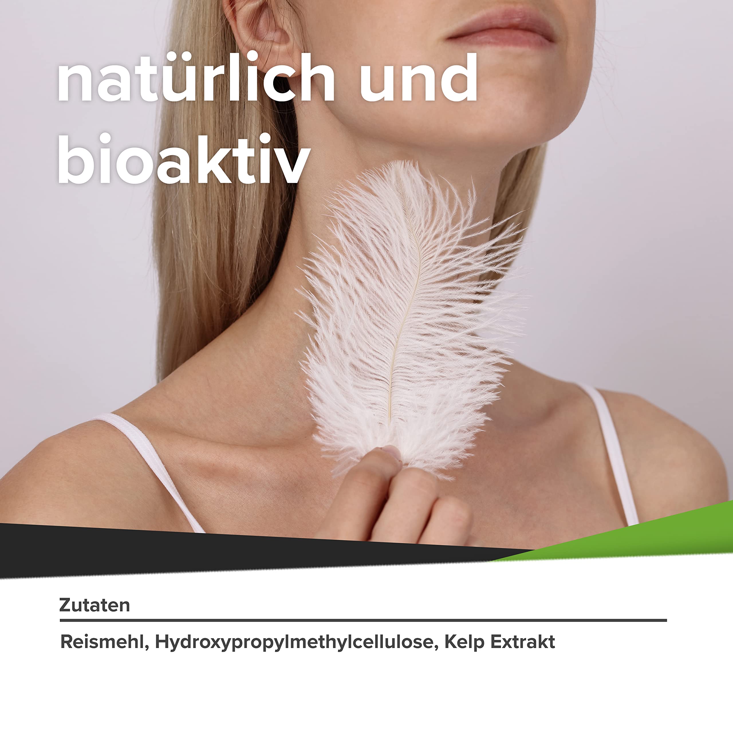 Natürliches Jod hochdosiert aus Kelp Extrakt in Kapseln | aus der Braunalge | 180 Jod Tabletten hochdosiert für 6 Monate Vorrat | salzfrei, laborgeprüft & vegan | Made in Germany