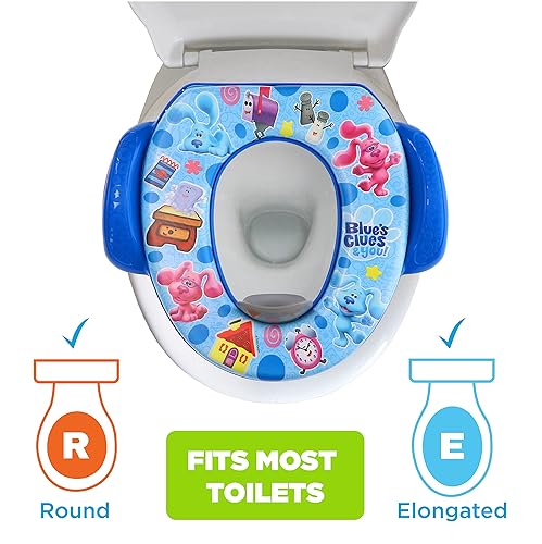 Miniatura 7 de Nickelodeon Blue's Clues - Asiento suave para orinal y asiento de entrenamiento para ir al baño, cojín suave, entrenamiento para ir al baño para
