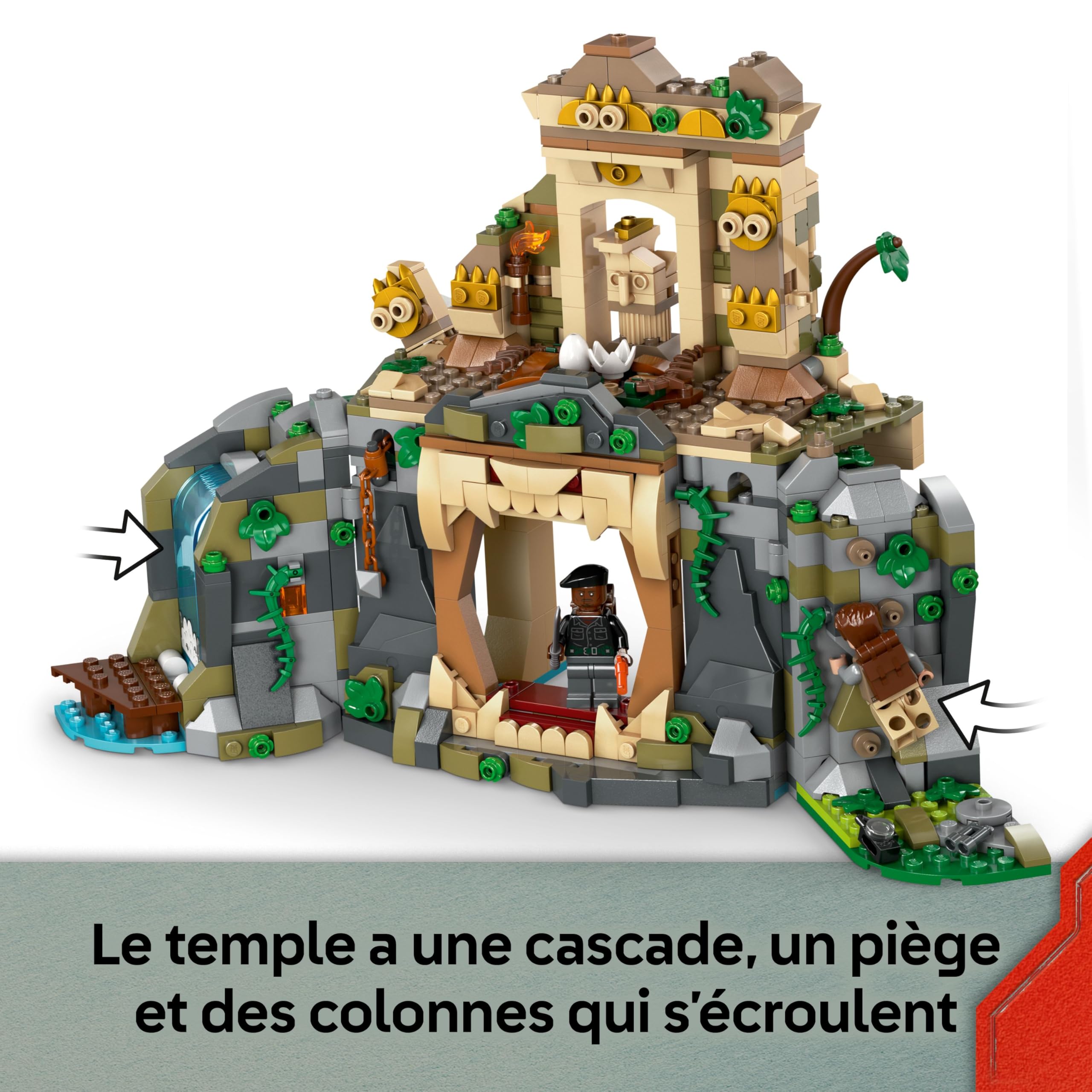 LEGO Jurassic World Mission Aérienne avec Le Spinosaure et Le Quetzalcoatlus - Jouet avec 2 Figurines de Dinosaures - Camion & Hélicoptère - 4 Minifigurines - Cadeau pour Garçon ou Fille 8 Ans 76976