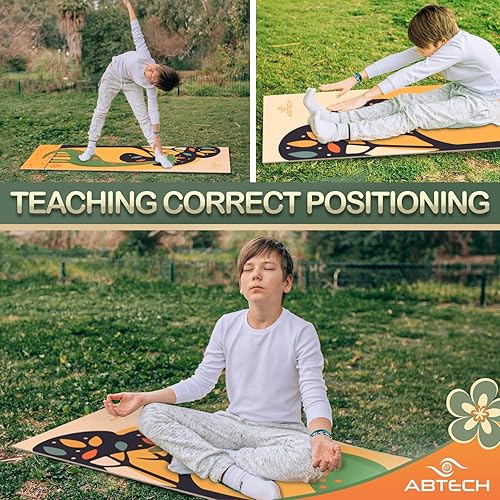 Miniatura 5 de Juego de esterillas de yoga para niños y niñas, muñeca, unicornio, sirena, panda, dinosaurio y bajo el agua, sin productos químicos, no tóxico,