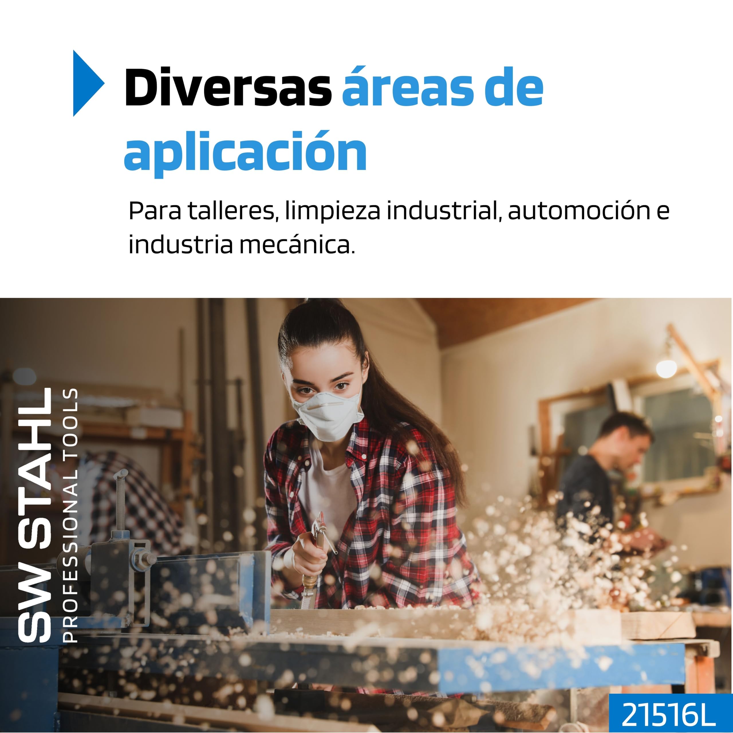 SW-Stahl 21516L - Pistola de soplado (aire comprimido)