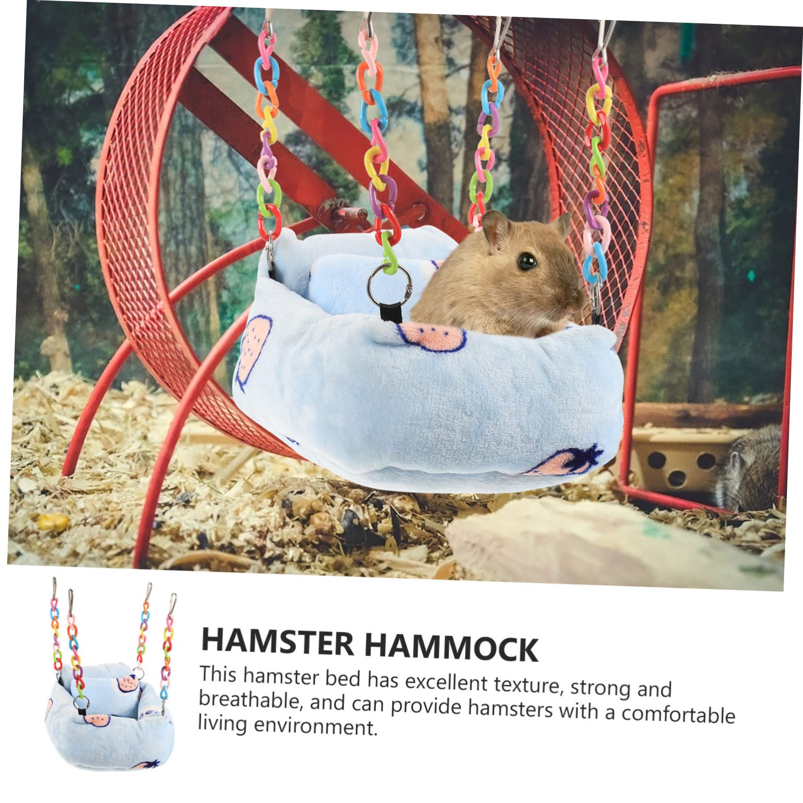 DOITOOL 2stücke Hängematte Für Kleine Haustiere Bunte Hängematte Für Hamster Ratten Und Chinchillas Atmungsaktiv Sicher Und Bequem Für Schlafplätze Und Spielbereiche Im Käfig