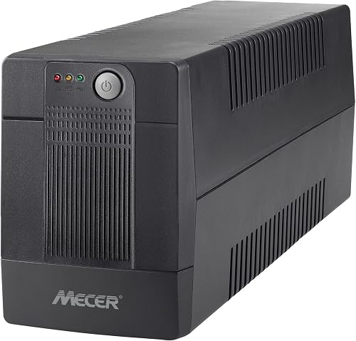 Mecer 1000VA / 600W OFF-LINE UPS with AVR, Monitoring Software + Cable & Built-in Surge Protection