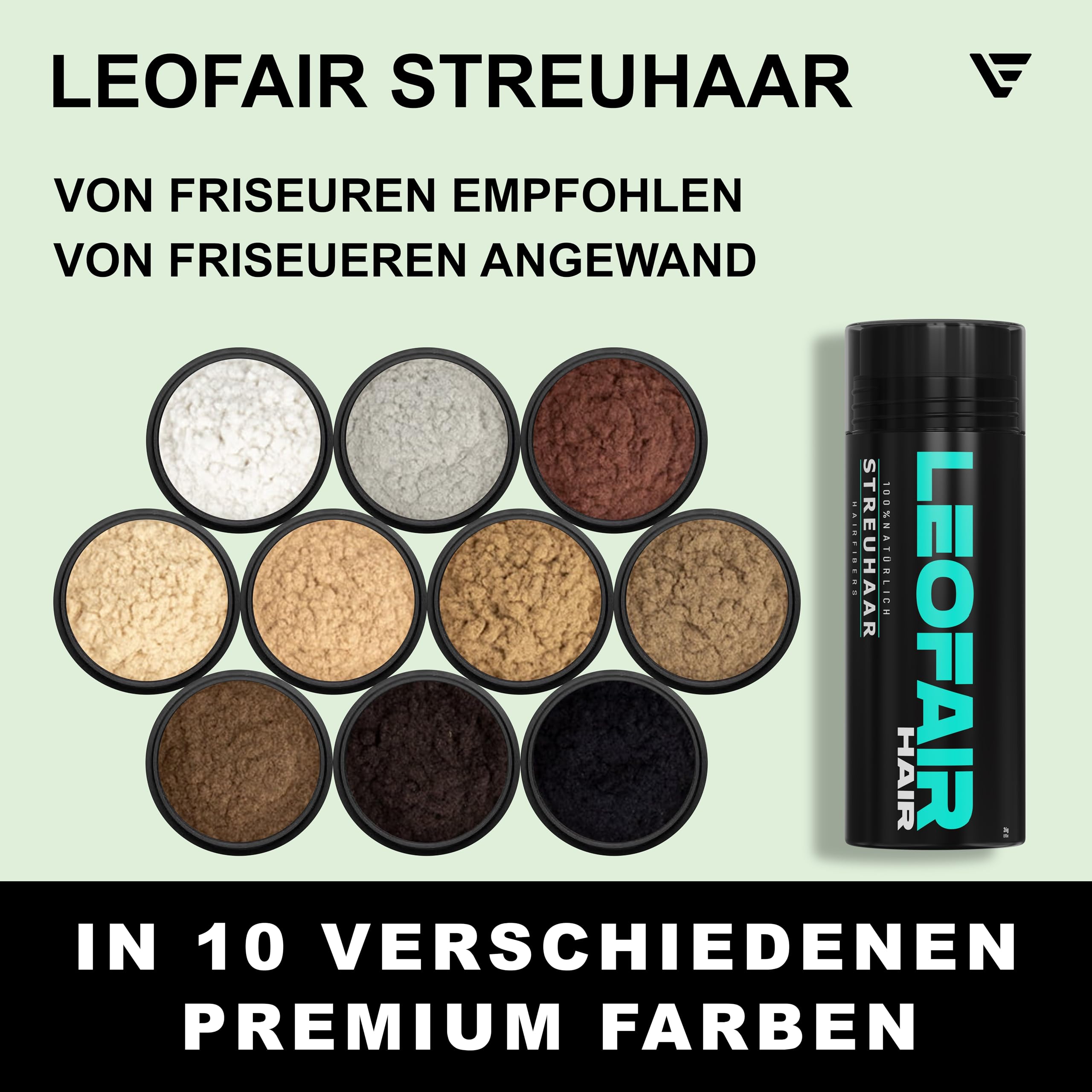 Haarverdichtung - 100% natürlich - Streuhaar für volles und dichtes Haar in Sekunden! Schütthaar in Premium Friseurqualität - 28g - Perfekter Look für Männer & Frauen (Dunkelbraun)