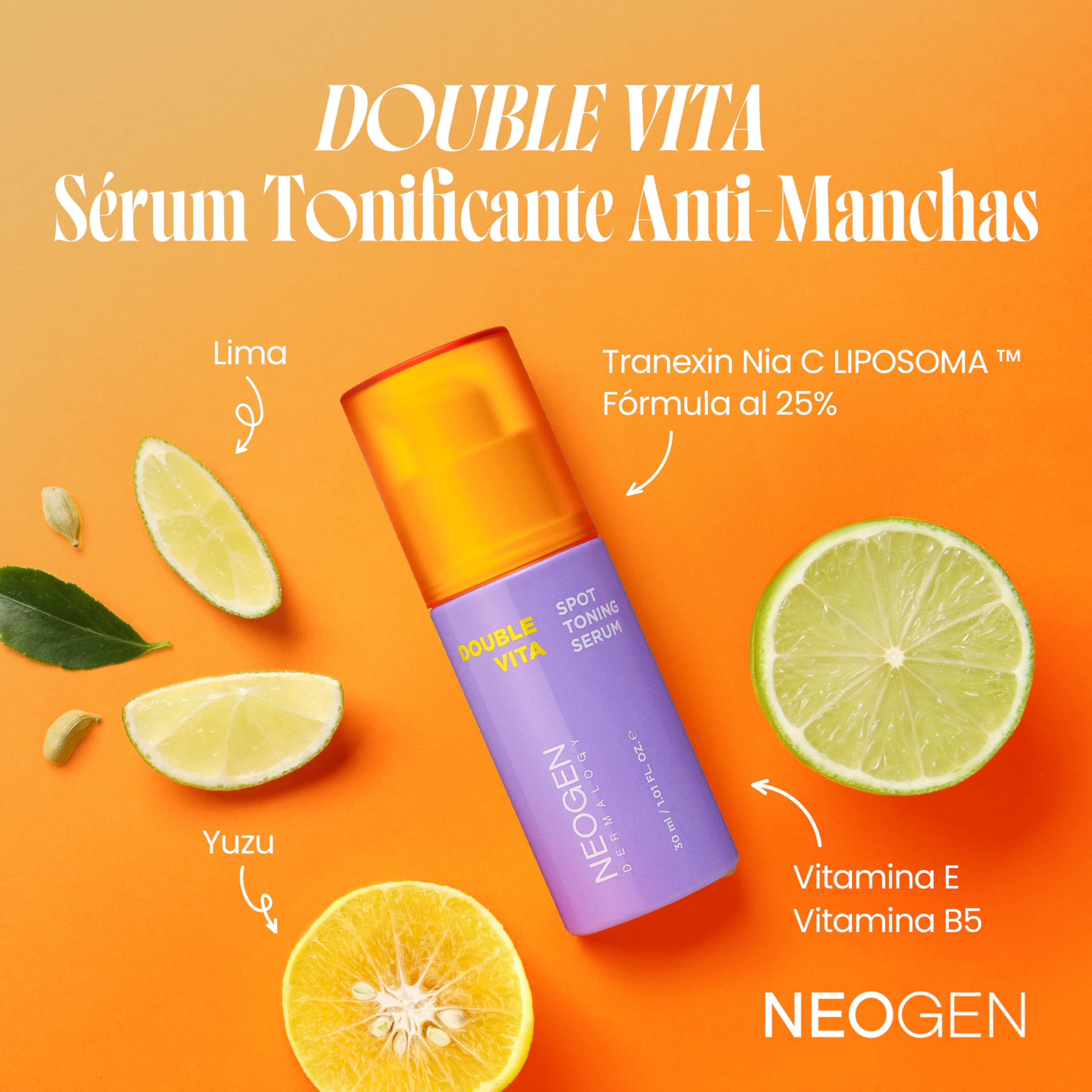 Amazon.com: NEOGEN DERMALOGY Double Vita Spot Toning Serum Ácido