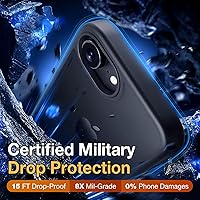 Vista 669 de Yriklso Strong Magnetic Case for iPhone 11 [Compatibilty with MagSafe] Protective Shockproof Cover Phone Case for iPhone 11 6.1" Frosted Purple