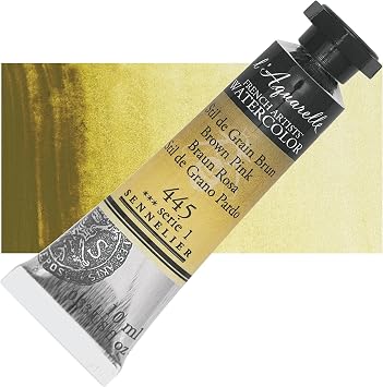 Sennelier French Artists' Watercolor, 10ml, Brown Pink S1