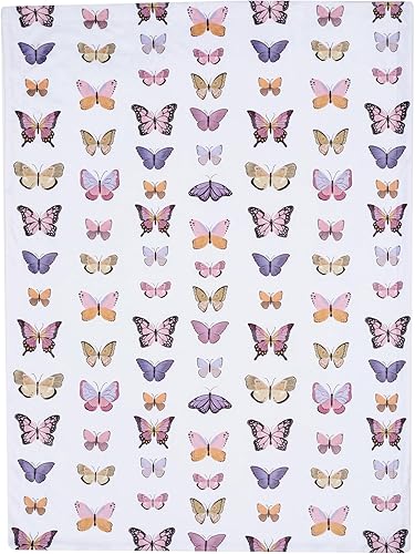 Vista 46 de Lambs & Ivy Manta de bebé botánica acuarela floral rosa polar bebé Botánico